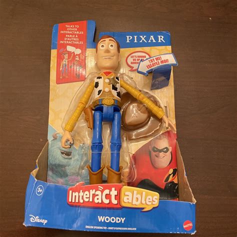 Disney Pixar New In Box Interactables Toy Story Woody Talking Figure 887961936797 Ebay
