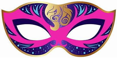 Mask Clipart Clip Carnival Pink Clipground