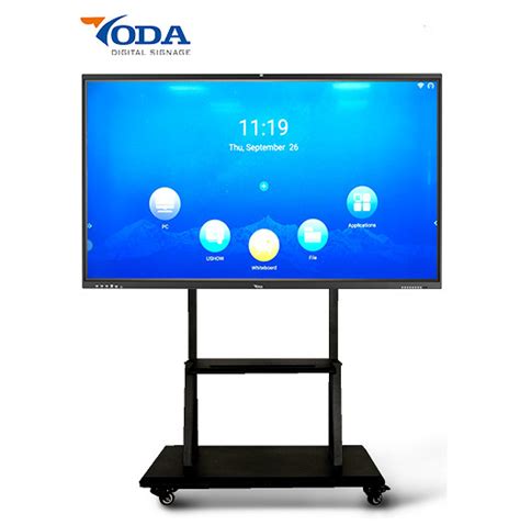 75 Inch Multi Touch Points Touch Screen Monitor Interactive Displays