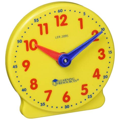Learning Resources Big Time Student Clock 12 Hour