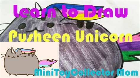 Learn How To Draw Pusheen Unicorn Cat Youtube