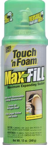 Dap Touch ‘n Foam Max Fill Maximum Expanding Sealant 12 Oz Fred Meyer