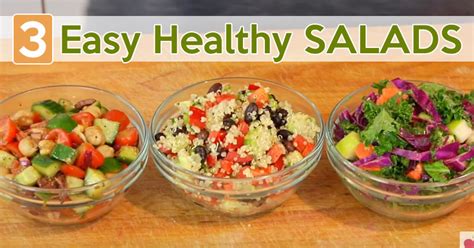 Recipe World 3 Easy Healthy Salads Recipe World