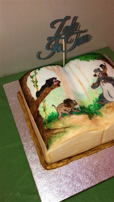 With the birthday of your dear friend round the corner book a cake, especially for him and send him through online delivery. My hand painted Jungle Book cake for my precious sons 2nd ...