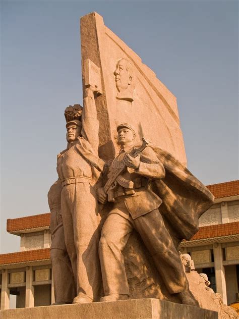 Workers Statue At Tiananmen Square Stock Photo Image 4344206