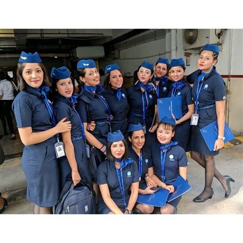 Female Flight Attendants Indian Air Hostess Bollywood Fashion