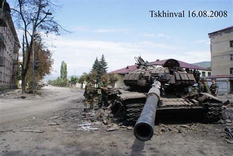 This Georgian T 72b1 Knocked Out In Course Of 2008 South Ossetian War