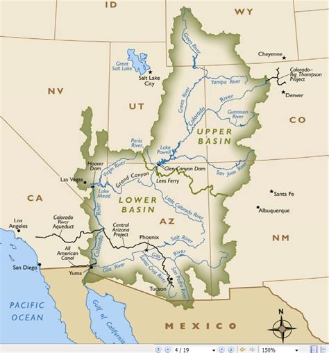 Filemap Colorado River Basin Ub Lb Glen Canyon Dam Amp