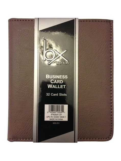 Maybe you would like to learn more about one of these? Buxton Credit - Business Card Wallet ,Case, Holder - 32 Card Slots | eBay