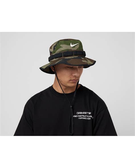 Nike Boonie Bucket Hat In Black For Men Lyst Uk