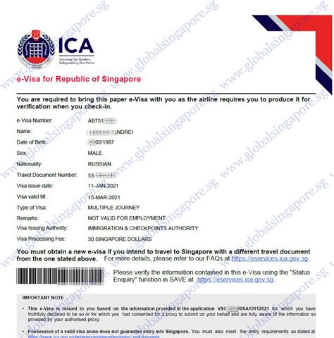 Multiple Entry Visa For Singapore Touriago