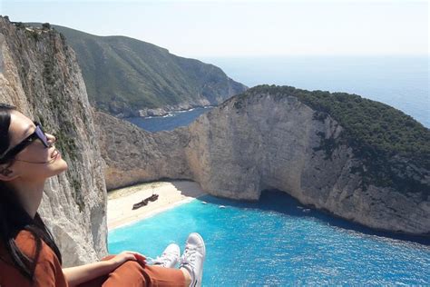 Zakynthos Island One Day Tour To Navagio Shipwreck Beach Blue Caves And Top View