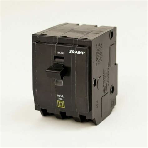 Square D Qo330 3 Pole 30 Amp 240 V Circuit Breaker Black Online