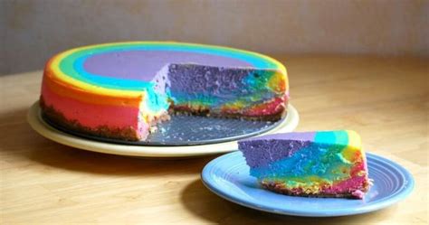 Rainbow Cheesecake Rainbow Cheesecake Rainbow Desserts Rainbow Treats