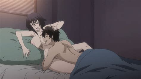 Rule 34 Animated Bed Black Hair Breast Pillow Breasts