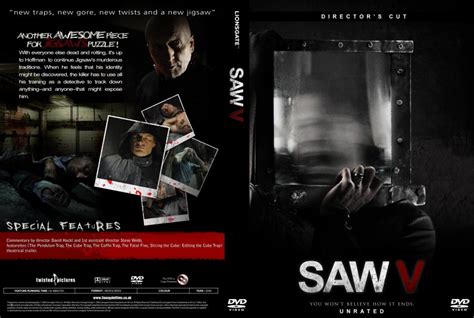 Saw V Movie DVD Custom Covers Saw V DVD Covers