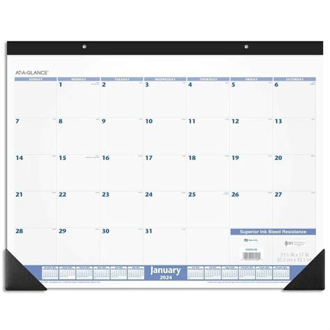 At A Glance Sw200 00 At A Glance 12 Months Desk Pad Calendarfast