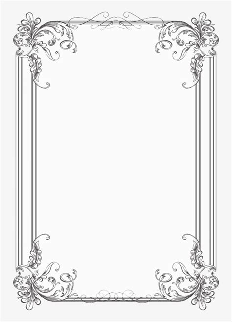 Free Frames And Borders Png Wedding Borders And Frames 740x1070 Png