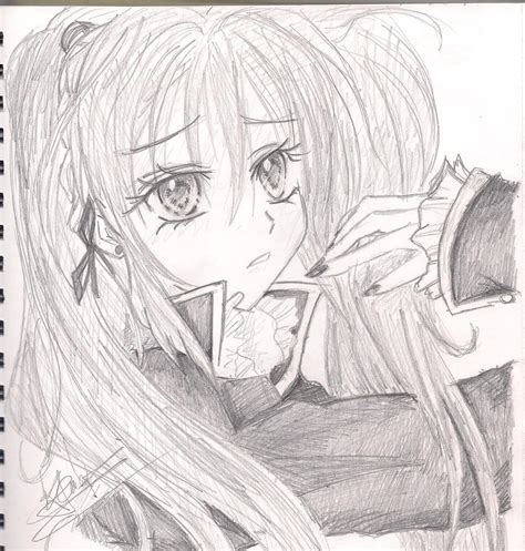 Sad Anime Girl By Chainsawwcutie On Deviantart