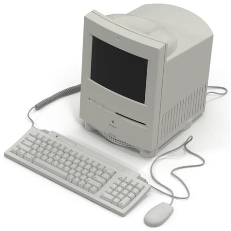 3d Apple Macintosh Color Classic Set Model 3d Molier International