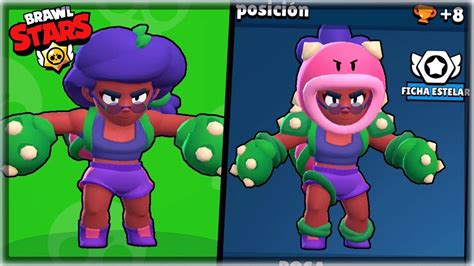 Attack, super and gadget description. CONSIGO GRATIS AL NUEVO BRAWLER *ROSA* Y ESTA ROTISIMA ...