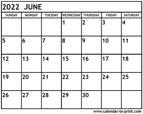 Download Free Printable June 2022 Calendar With Holidays Pics All In Here