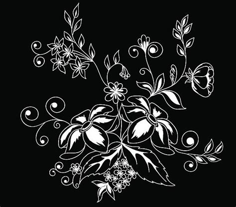 Flower Vine Tattoos Pictures Illustrations Royalty Free Vector