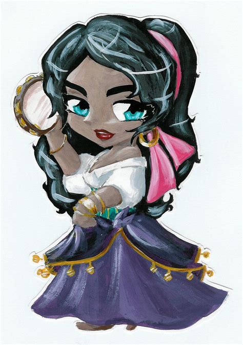 Esmeralda Chibi By Crazycat Artist On Deviantart Chibi Disney Chibi