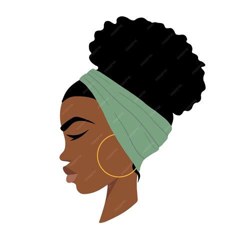 Premium Vector Afro Women African American Woman Vector Illustration