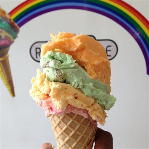 Photos At The Original Rainbow Cone Ice Cream Shop In Beverly