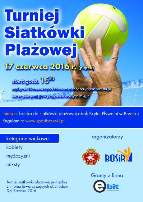 Turniej Siatkówki Plażowej turnieje plażówki Brzesko napiachu pl