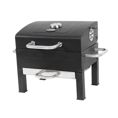 Expert Grill Premium Portable Charcoal Grill Black And Stainless Steel