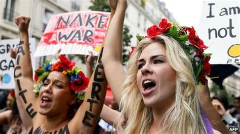 Ukraine S Femen Topless Protests Help Feminist Cause Bbc News