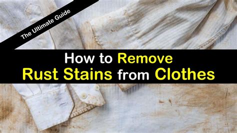 In this tutorial i'll show you how to remove rust stains from antique and vintage clothing without damaging the fabric. How to Remove Rust Stains from Clothes - The Ultimate Guide