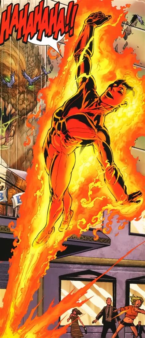Human Torch Ultimate Fantastic Four Marvel Comics Character Profile Writeups Org