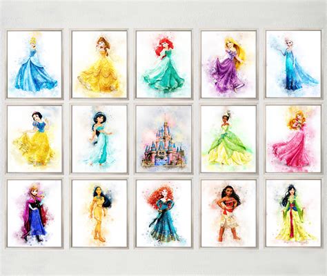 Disney Princess Art Prints