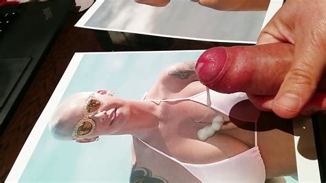 Cum Tribute To Amber Rose Cleavage In Pink Bikini 24 Pics Xhamster