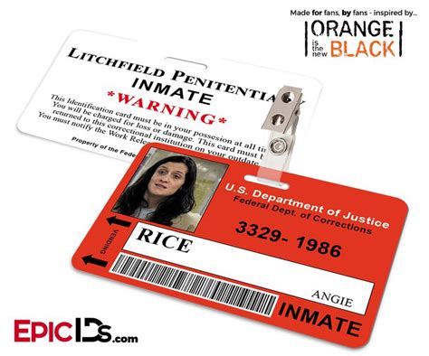 Orange Is The New Black Inspired Litchfield Penitentiary Inmate