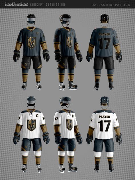 Las vegas golden knights jersey/logo concept. Knights Without Red — icethetics.co
