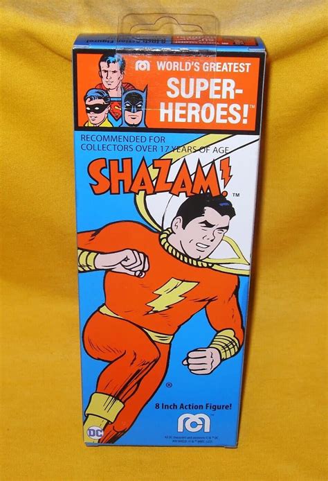 Mego Dc Wgsh Shazam 50th Anniversary Heroes 8” Action Figure Mint In