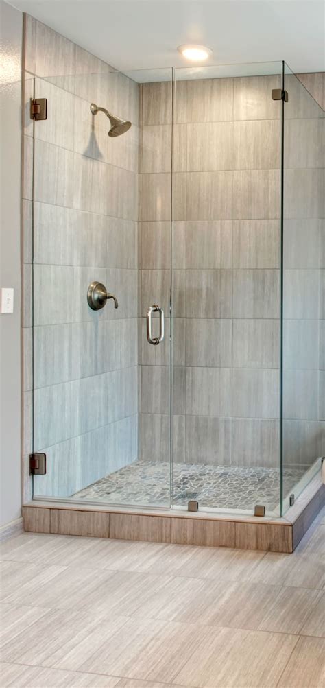 Showers Corner Walk In Shower Ideas For Simple Small Bathroom With