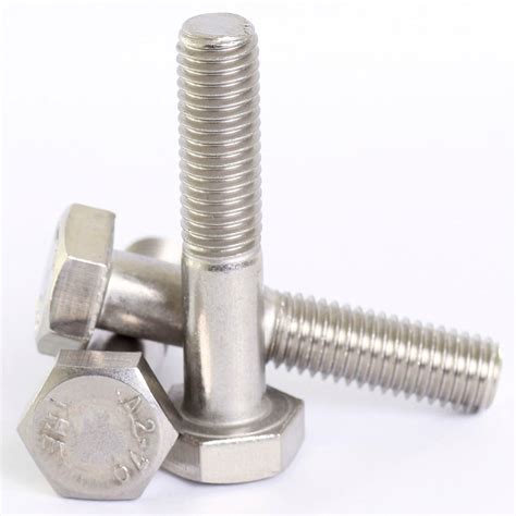 Bolt Base 8mm M8 X 70 A2 Stainless Steel Hex Head Part Threaded Bolts