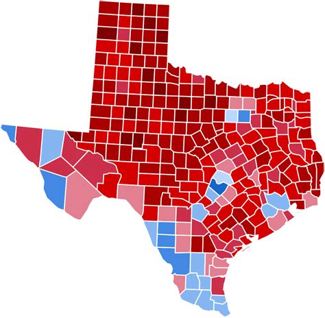 Politico's coverage of 2020 races for president, senate, house, governors and key ballot measures. File:Texas Presidential Election Results 2020.svg ...