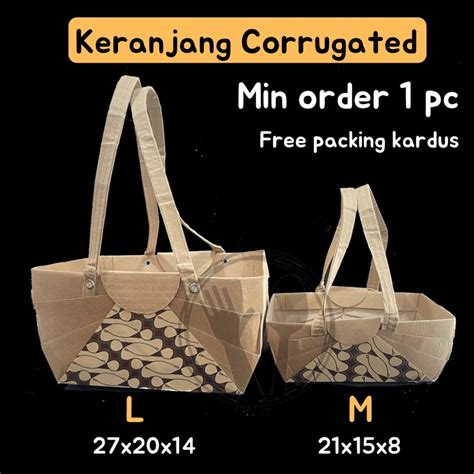 Jual KERANJANG KERTAS KERANJANG DUS KARDUS LEBARAN HAMPERS NASTAR KUE