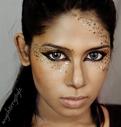 how to do cheetah eye makeup