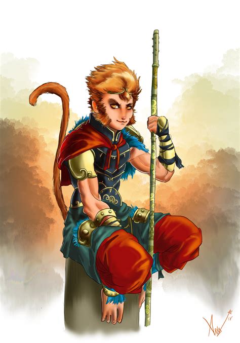 ArtStation - Sun Wukong The Monkey King, Arkajyoti Nandi