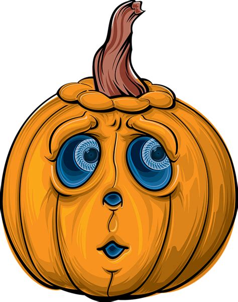 Dessin Animé Halloween Citrouille · Images Vectorielles Gratuites Sur