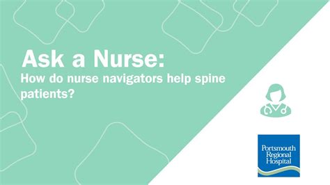 How Do Nurse Navigators Help Spine Patients Portsmouth Regional