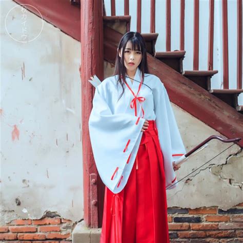 Anime Kikyo Cosplay Costumes Clothing Uniform Japan Kimono