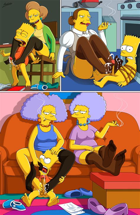 Foot Job The Simpsons By Arabatos Hentai Foundry Hot Sex Picture